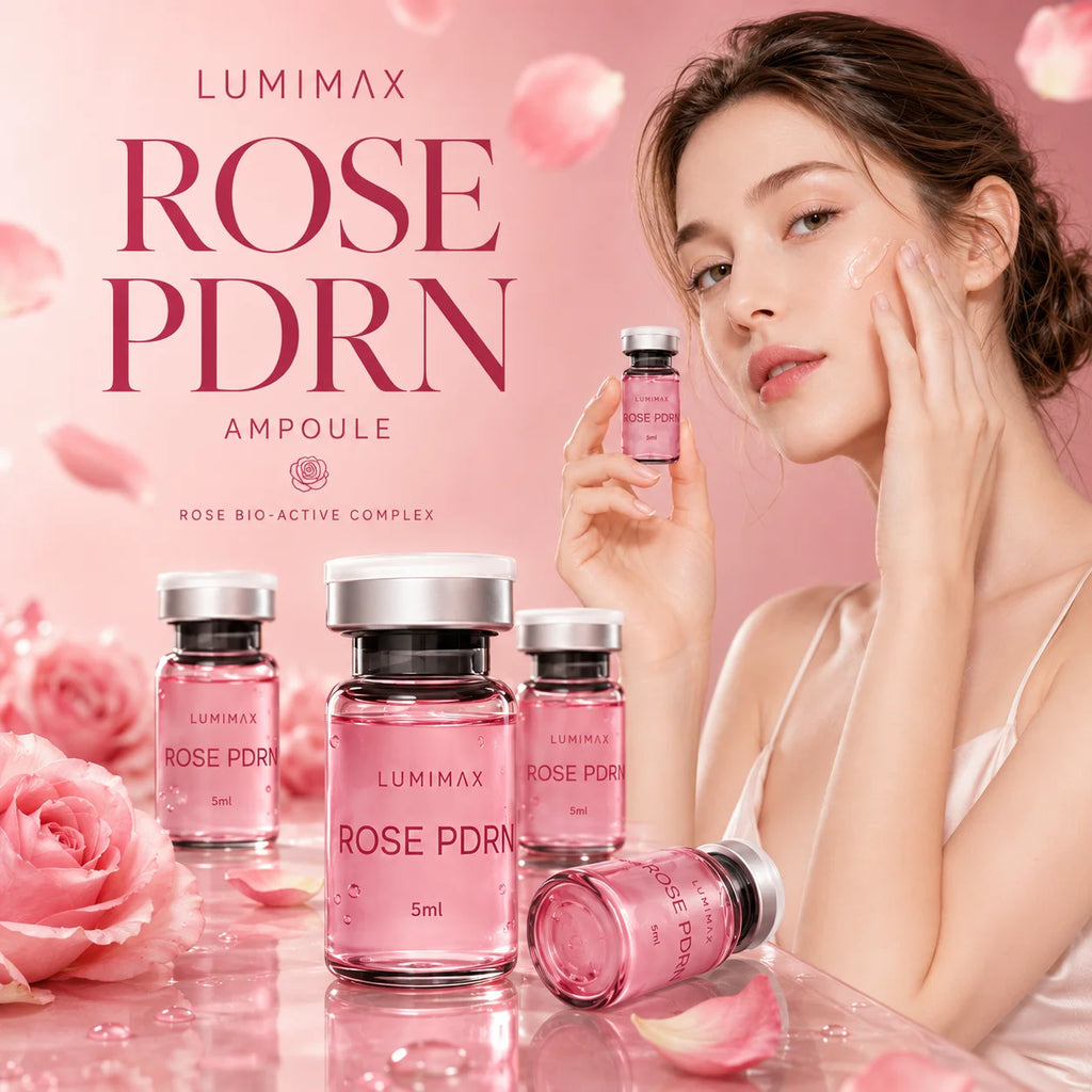 Korean Skin Care ROSE PDRN Serum Pink PDRN Collagen Essence Firming Hydrating  Brighting Face Care 5ML*10vial Beauty Product