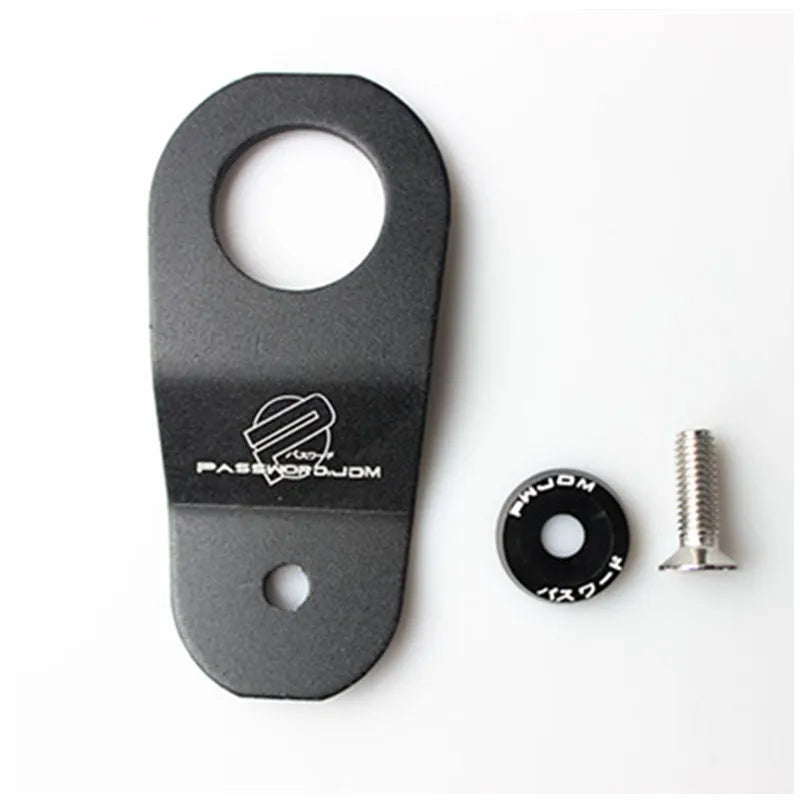JDM Racing Style Aluminum Radiator Stay Mounting Bracket with Washer Kit For Honda civic EK AP DC 96- 00 With Logo RS-HR004