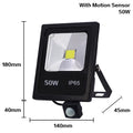 Motion Sensor LED Flood Light 50W 30W 10W AC 220V Waterproof IP65 Reflector Floodlight Lamp foco Led Exterior Spot Outdoor Light