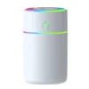 Mini Car air Humidifier Portable Ultrasonic Diffuser USB Powered LED Light Compact Structure Easy to Place in Car Cup Holder