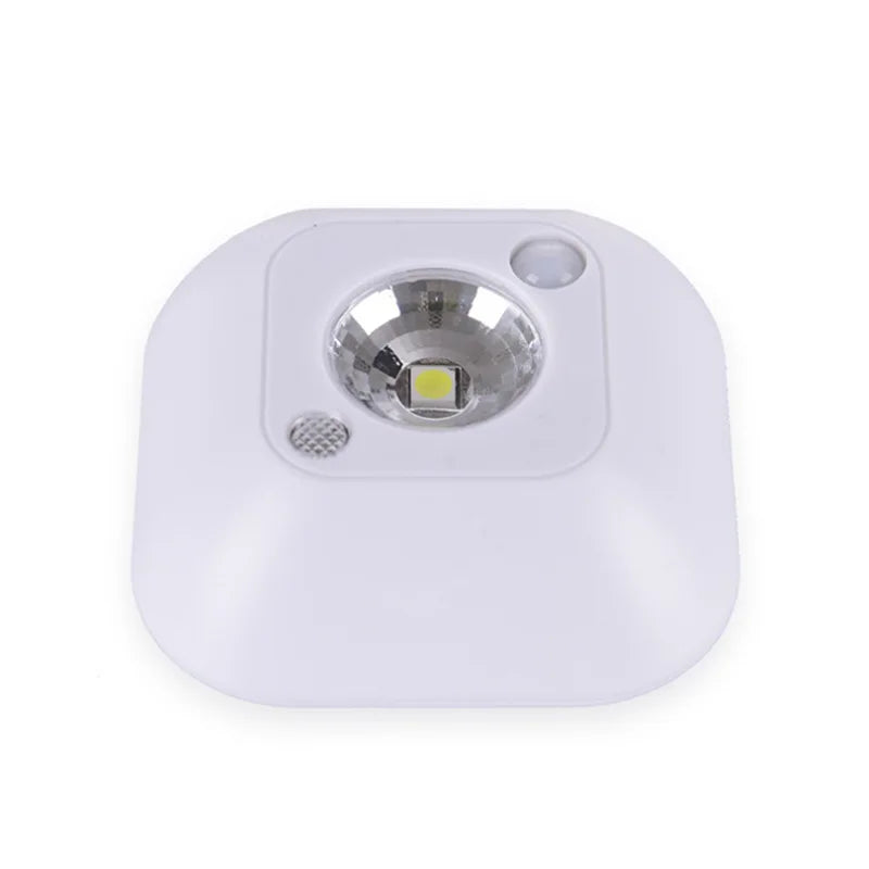 Wireless LED Night Light Motion Sensor Wall Lamp Battery Powered Magnet Closet Lamp For Bedroom Bedside Cabinet Stairs Lighting