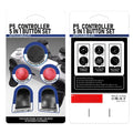 PS5 Accessory Kit Set, Compatible with DualSense Controller, Thumb Grip Joystick + L2 R2 Trigger Extender + D-Pad Button, Suitab