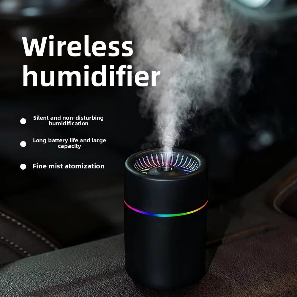 Car Humidifier with LED Night Light Ultrasonic air Diffuser Source Factory Direct Sale Customizable Design for Business Clients