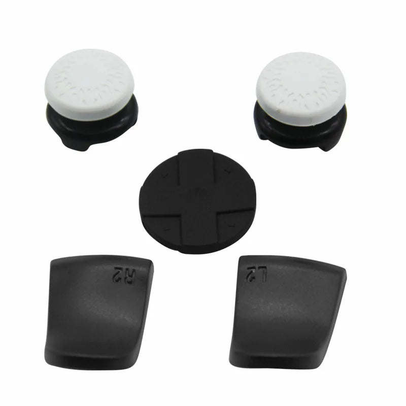 PS5 Accessory Kit Set, Compatible with DualSense Controller, Thumb Grip Joystick + L2 R2 Trigger Extender + D-Pad Button, Suitab