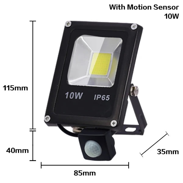 Motion Sensor LED Flood Light 50W 30W 10W AC 220V Waterproof IP65 Reflector Floodlight Lamp foco Led Exterior Spot Outdoor Light