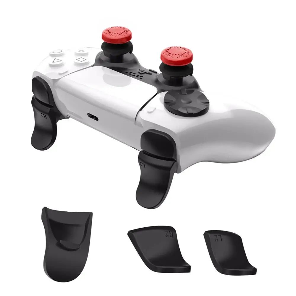 PS5 Accessory Kit Set, Compatible with DualSense Controller, Thumb Grip Joystick + L2 R2 Trigger Extender + D-Pad Button, Suitab
