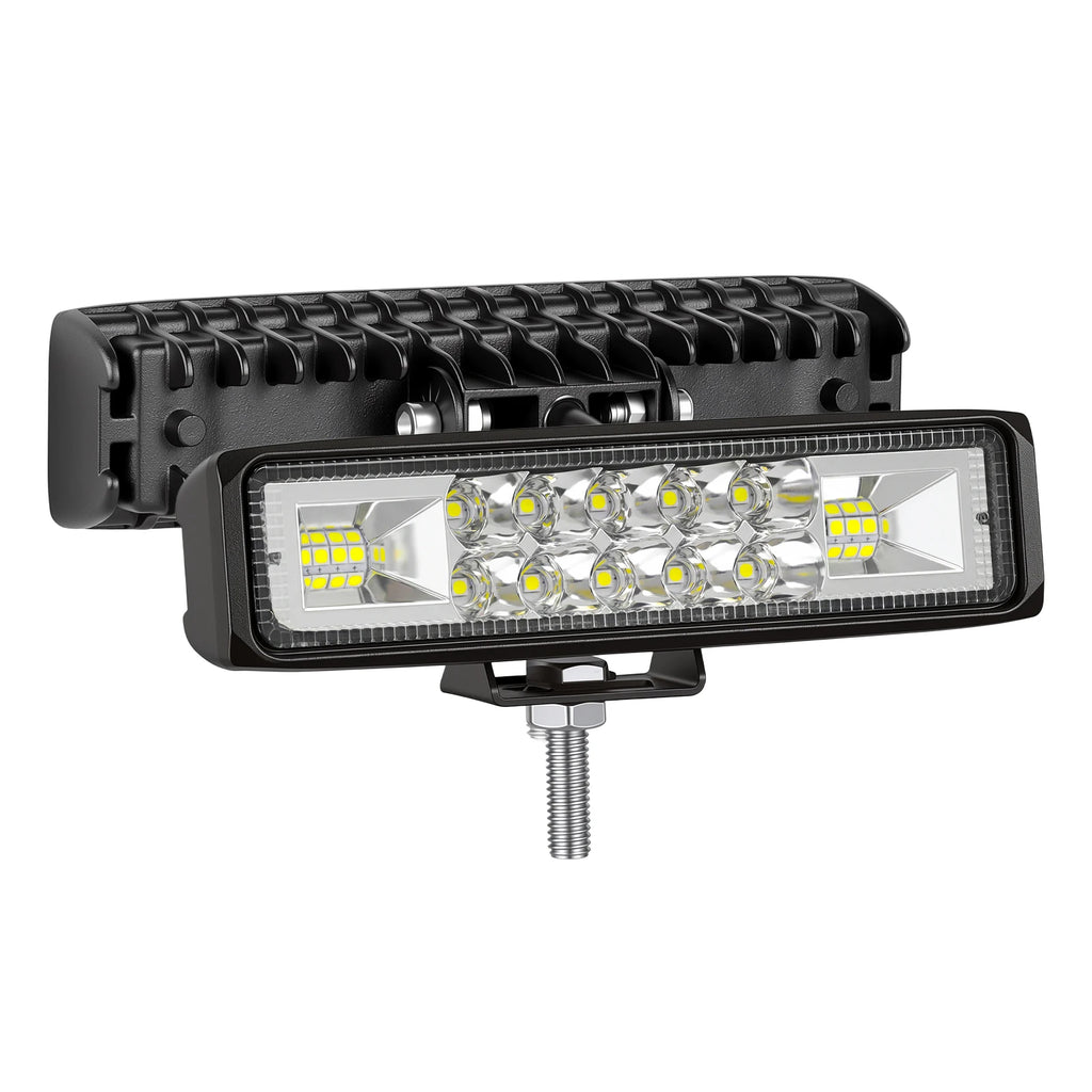 2X 4X 10X 6in 24 W Additional Headlights, Offroad Headlights, 12 V 24 V Reversing Lights for 4 X 4 Truck, Tractor, SUV, UTV