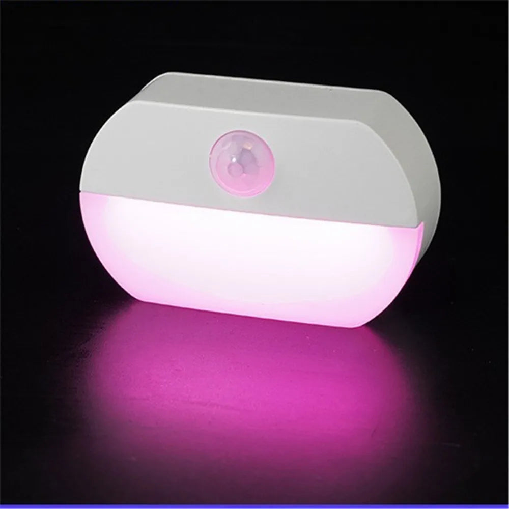 6pcs LED Motion Sensor Light Auto On/Off Mini Smart LED Light within 3 Meters for Bedroom Stairs