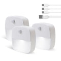 Motion Sensor LED Night Light Battery Operated Bedroom Stick on Warm Light for Bathroom Kitchen Cabinet Cupboard Hallway Stairs