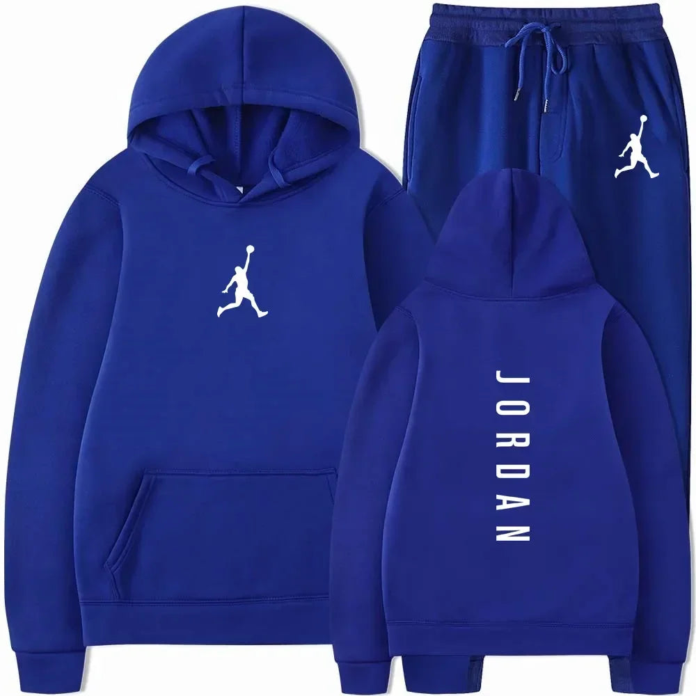 2026 New Men's High Quality Sportswear Set Spring Autumn Fashion Casual Sweatshirt And Sweatpants Two Piece Tracksuit For Fitnes