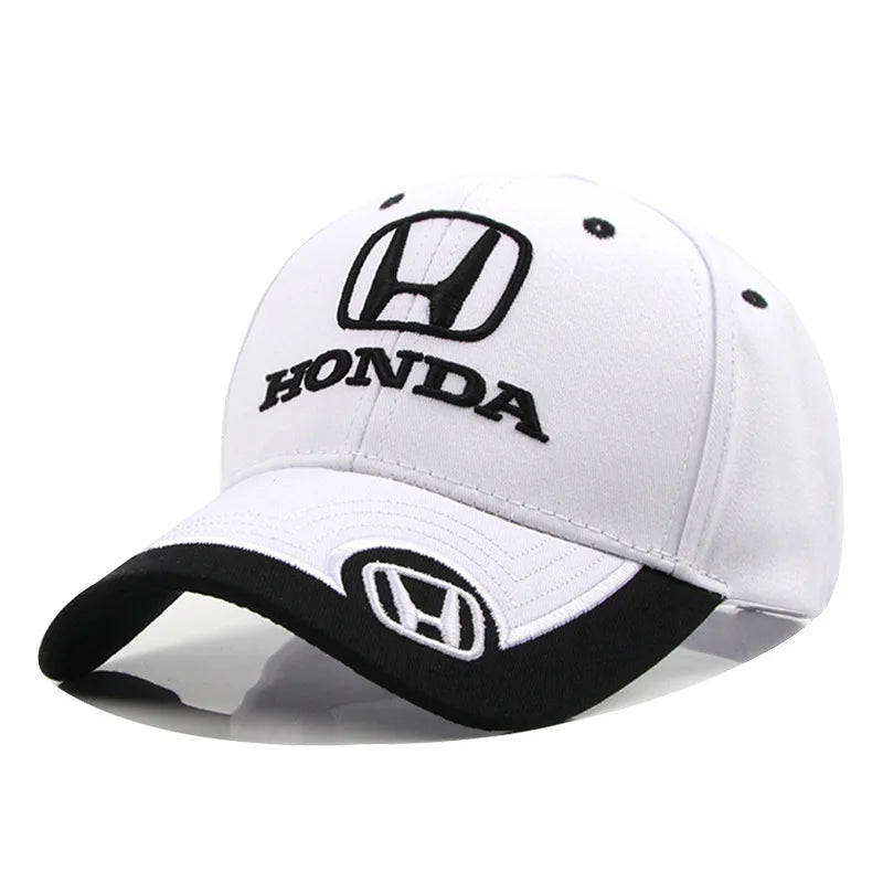 HONDA Hip-hop Hat Baseball Cap Outdoor Summer Sport Hat Embroidered Men Baseball Cap For Honda Civic Accord CRV HRV Jazz Sticker