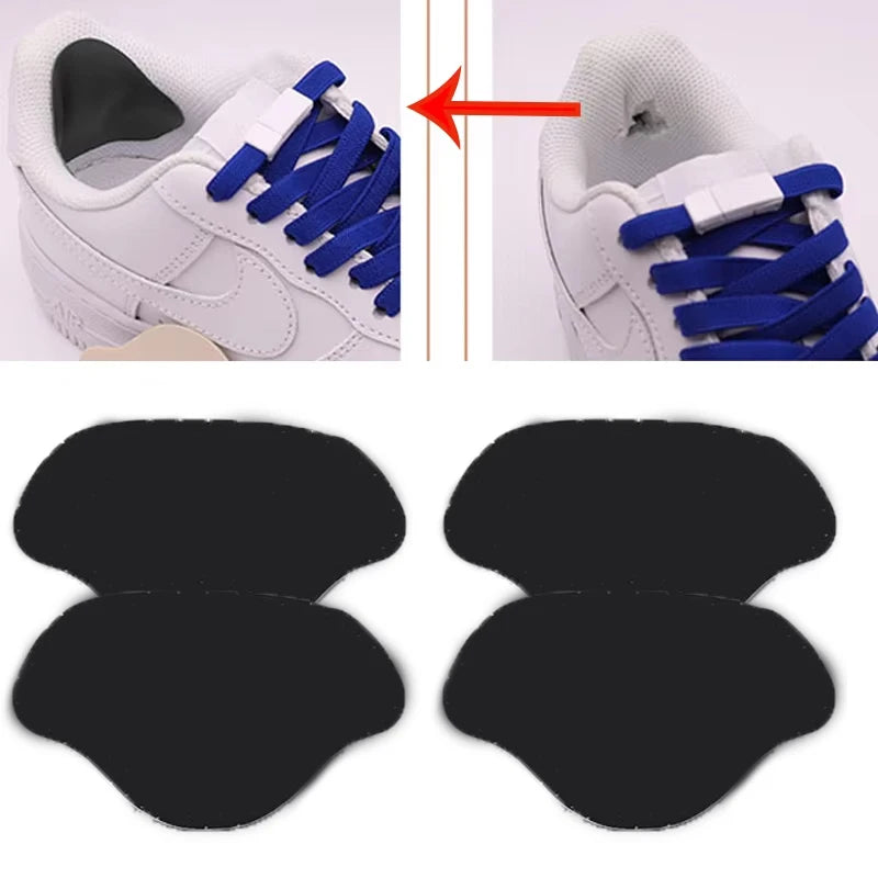 6pcs Shoe Repair Stickers Fabric Heel Protector Anti-Wear Repair Holes Self-adhesive Patches Insoles Pad Foot Care Insert