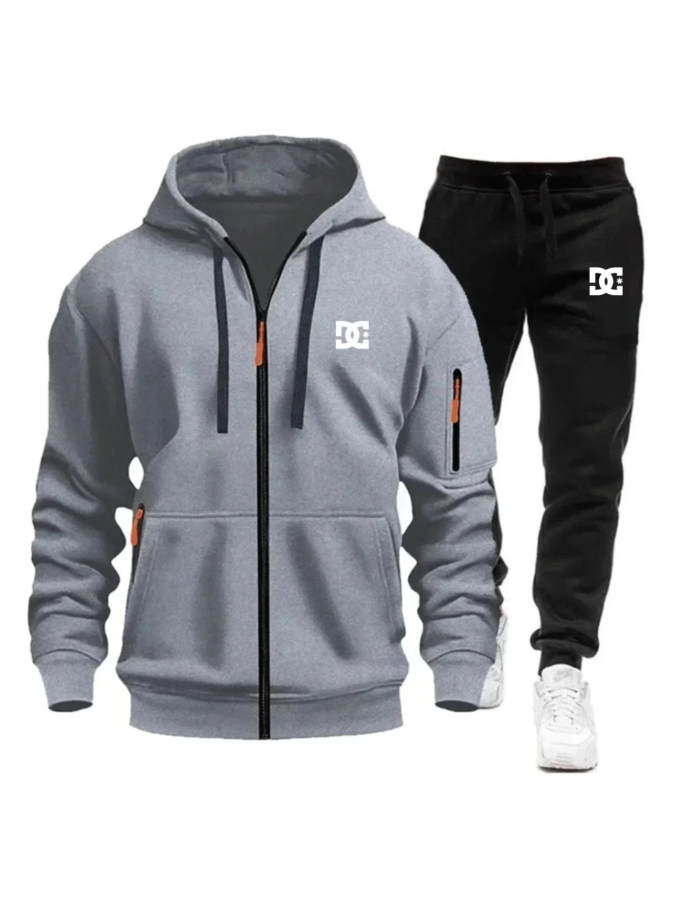 2026 Autumn Winter Men's Clothing Casual Sweatshirt Suit Sweatshirts for Men Daily Tricolor Hoodies Hot Sports Tracksuit Jogging