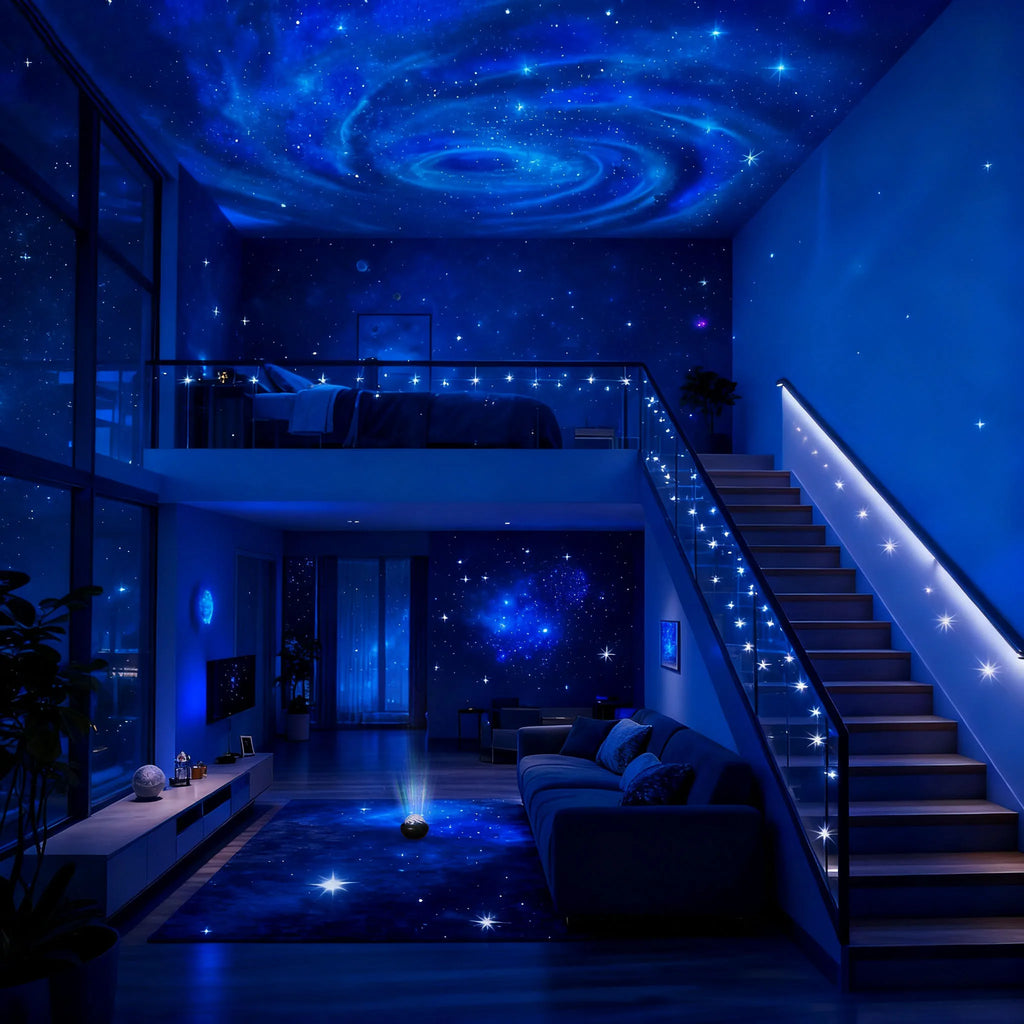 Galaxy Starry Sky LED Projector — USB Night Light for Bedroom & Party