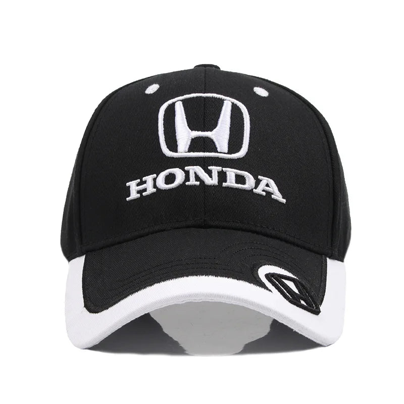 HONDA Hip-hop Hat Baseball Cap Outdoor Summer Sport Hat Embroidered Men Baseball Cap For Honda Civic Accord CRV HRV Jazz Sticker