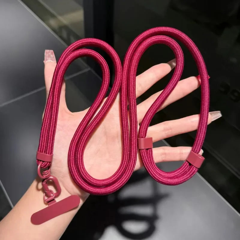 Adjustable Mobile Phone Strap Lanyard Crossbody Phone Lanyards Neck Rope with Patch for iPhone Cell Phone Hanging Cord Strap