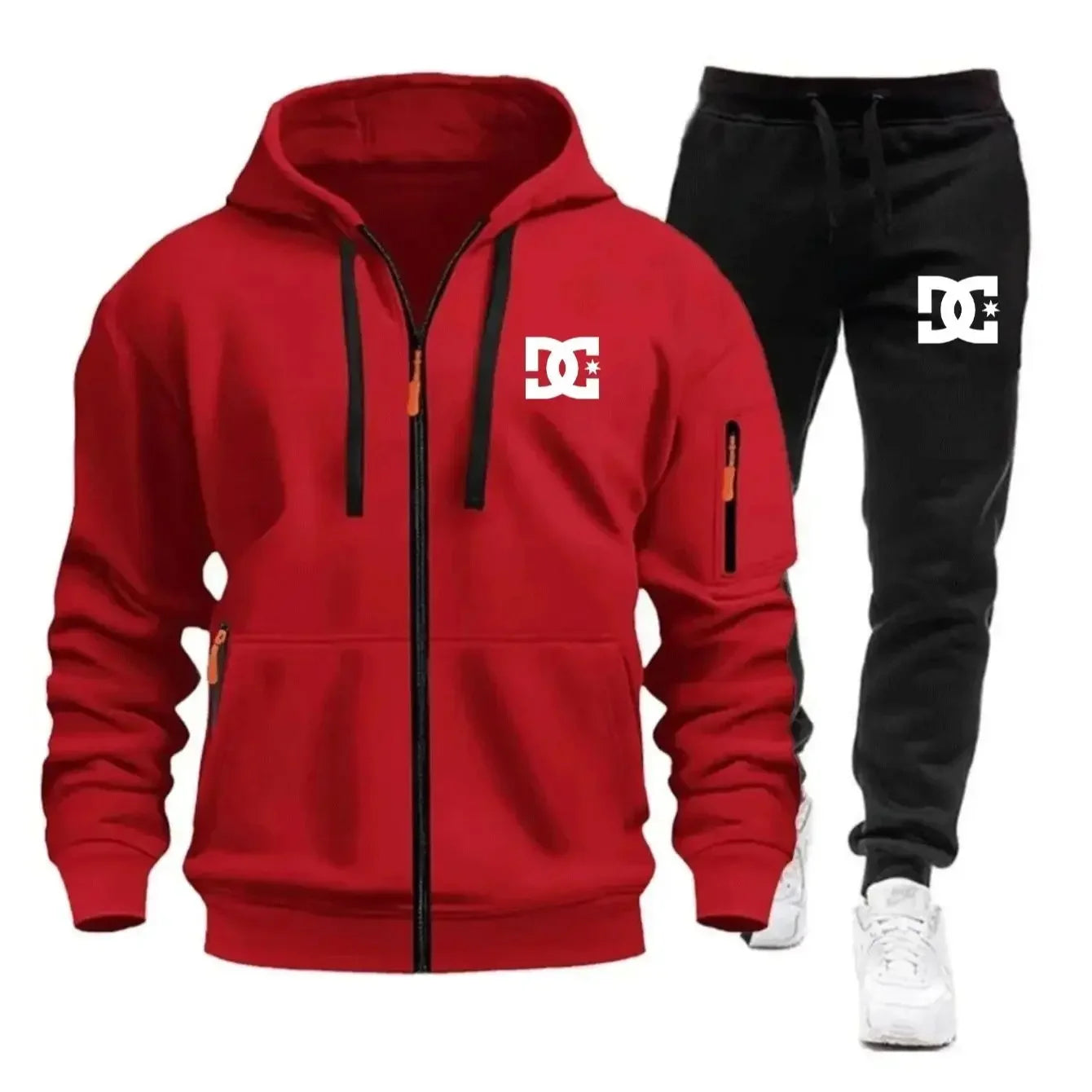2026 Autumn Winter Men's Clothing Casual Sweatshirt Suit Sweatshirts for Men Daily Tricolor Hoodies Hot Sports Tracksuit Jogging