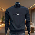 Men's Print O-Neck Pullover Sweatshirt