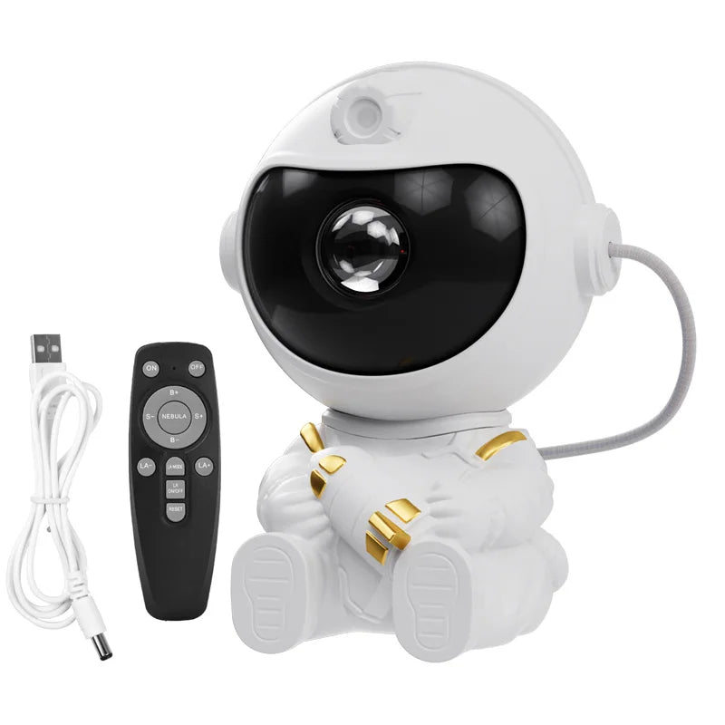 Astronaut LED Star Projector Night Light — Bluetooth Galaxy Lamp
