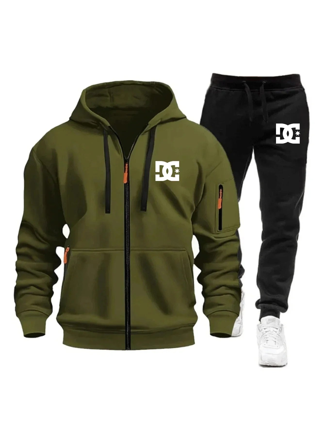 2026 Autumn Winter Men's Clothing Casual Sweatshirt Suit Sweatshirts for Men Daily Tricolor Hoodies Hot Sports Tracksuit Jogging