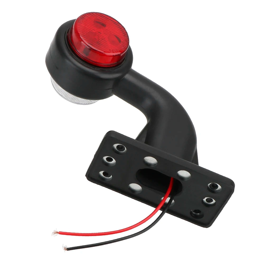Truck Lamp 12/24V LED Side Marker Light Indicator Lamp Car-styling Red White Tail Light Assembly 2Pcs/set