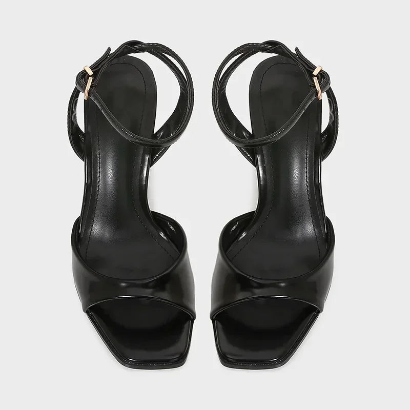Summer New Women Shoes Fashion Open Toe High Heeled Sandals for Woman Elegant French Casual Shoes Designer Shoes Sandalias Mujer