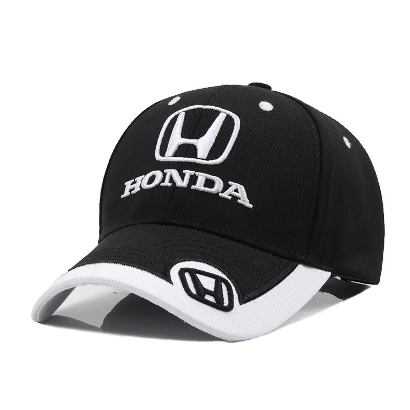 HONDA Hip-hop Hat Baseball Cap Outdoor Summer Sport Hat Embroidered Men Baseball Cap For Honda Civic Accord CRV HRV Jazz Sticker