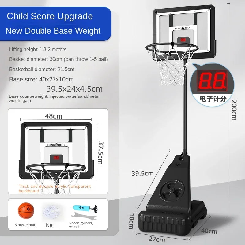 Basketball stand Lifting shot frame Ball basket Kindergarten ball boys Indoor and outdoor household