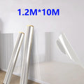 3/5/10m Transparent Electrostatic Protective Film Self Adhesive Oil Proof Wall Sticker Wallpaper Waterproof Film Home Decor