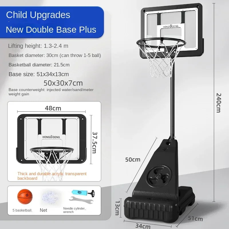 Basketball stand Lifting shot frame Ball basket Kindergarten ball boys Indoor and outdoor household