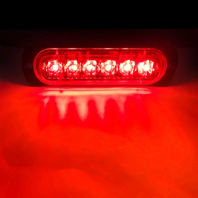 6 Led Strobe Light Flashing Grille Lights Car Emergency Light Warning Light Police Lights For Car TRUCK Strobe Led Light 12V 24V