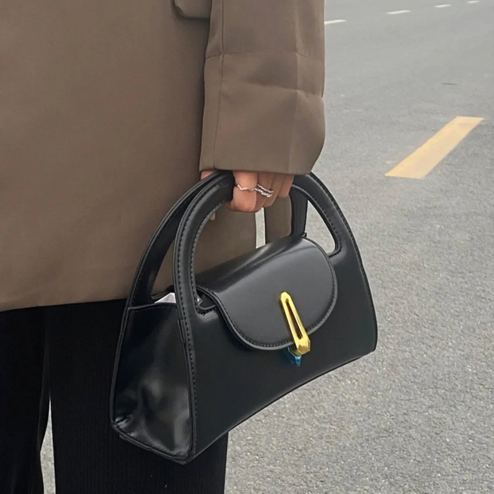 Handbags For Women NEW Designer Luxury Small Shoulder Sling Bag Women's Vintage Crossbody For Woman Y2K Goth Techwear Gothic