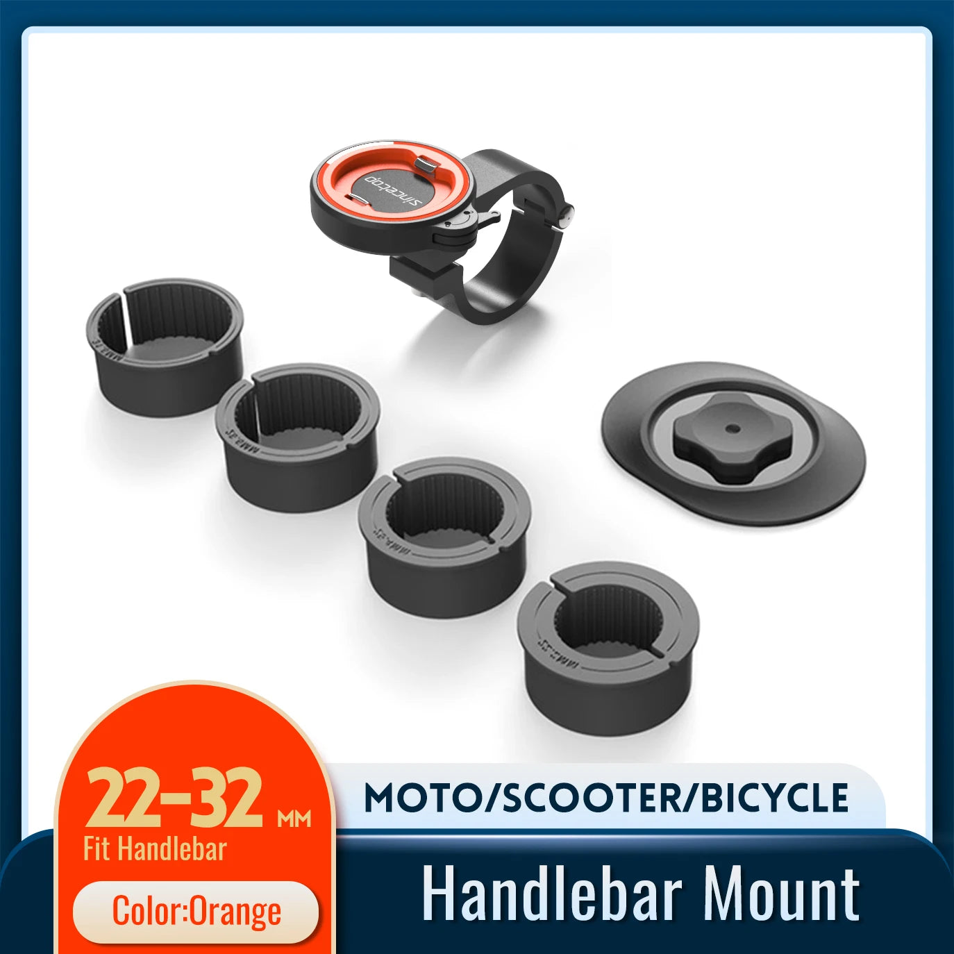 Motorcycle  Phone Holder Bicycle Phone Mount Moto MTB Road Mountain Bike Cellphone Bracket Accessories Quick Attach Lock