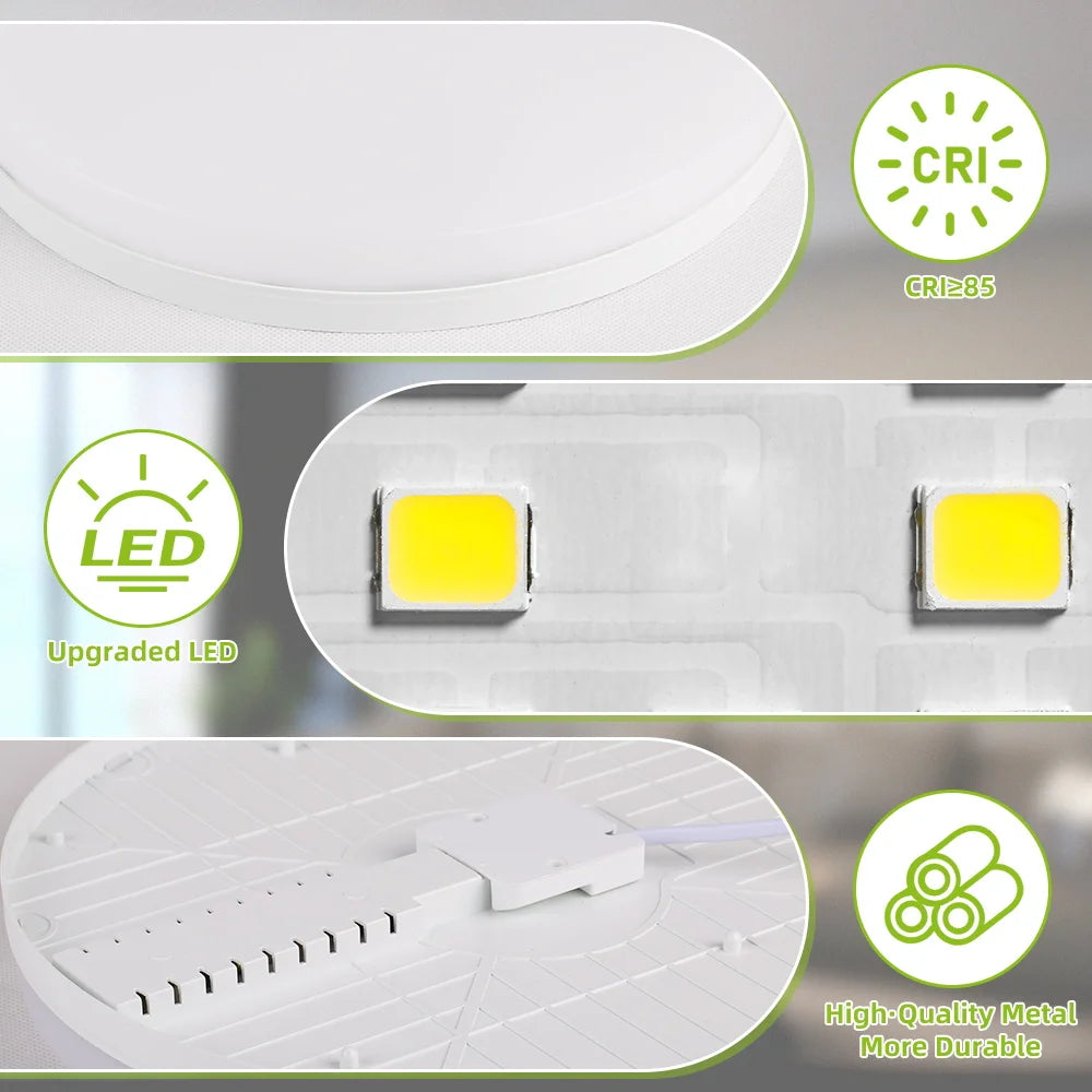 LED Motion Sensor Ceiling Light 85-265V Infrared Radar Induction Lamp Automatic Night Lighting for Home Kitchen Hallway