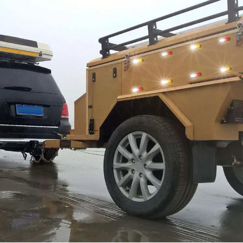 12V 24V Car Led Strobe Light Flashing Emergency lamp 6LED Flash for Truck Trailer Beacon Lamp