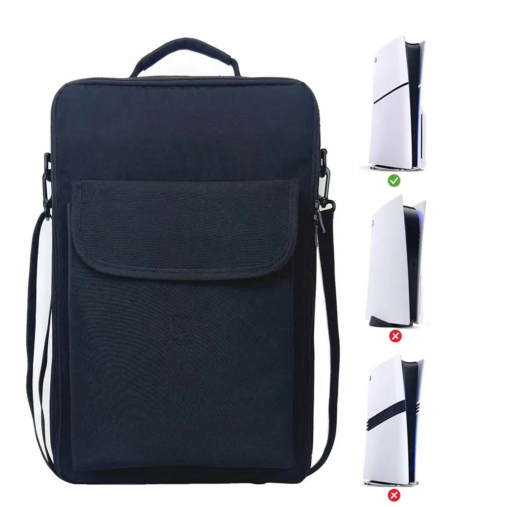 New PS5 Slim Carrying Case Portable Storage Shoulder Bag Protective Cover Backpack for Playstation 5 Slim Game Accessories