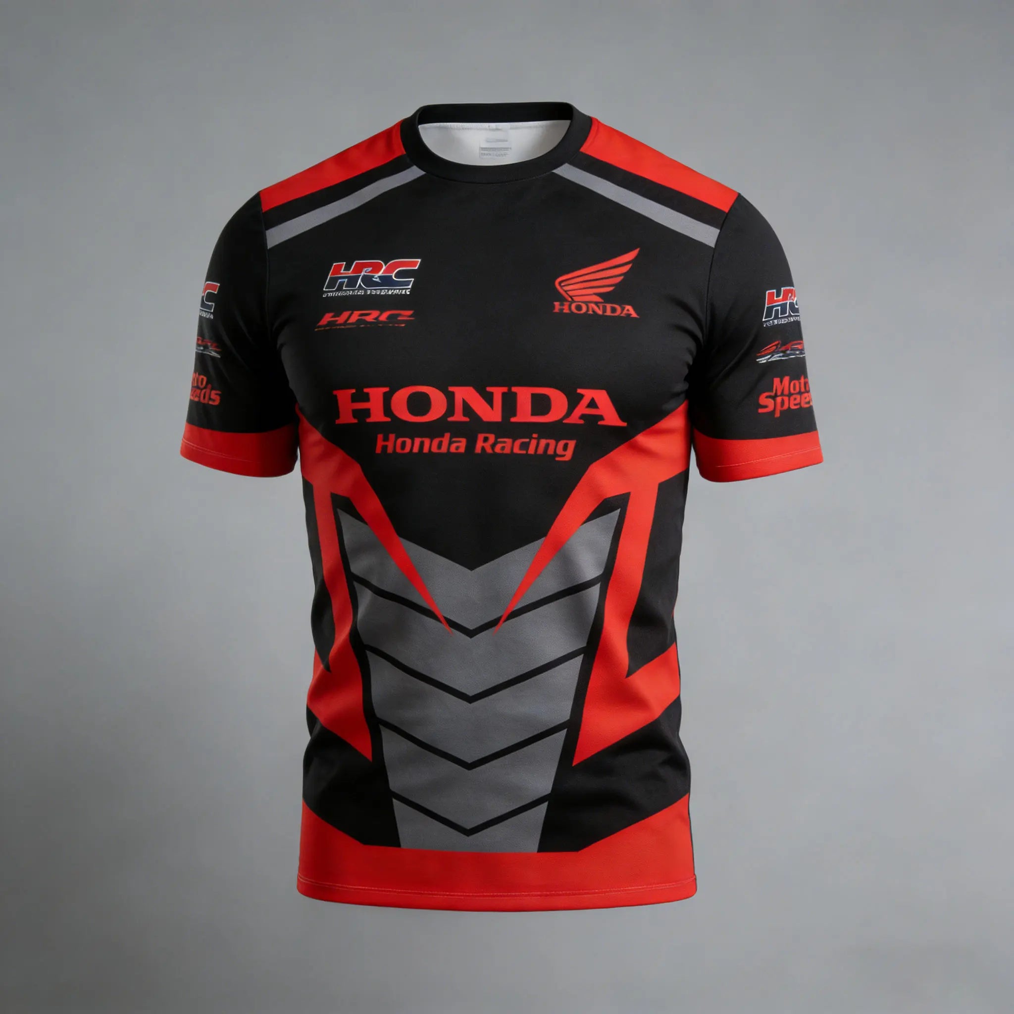 Honda Moto Speeds Short Sleeved Team Racing Merchandise Mens Tshirts Racing Sports Casual Short Sleeved Fans Watching The Race