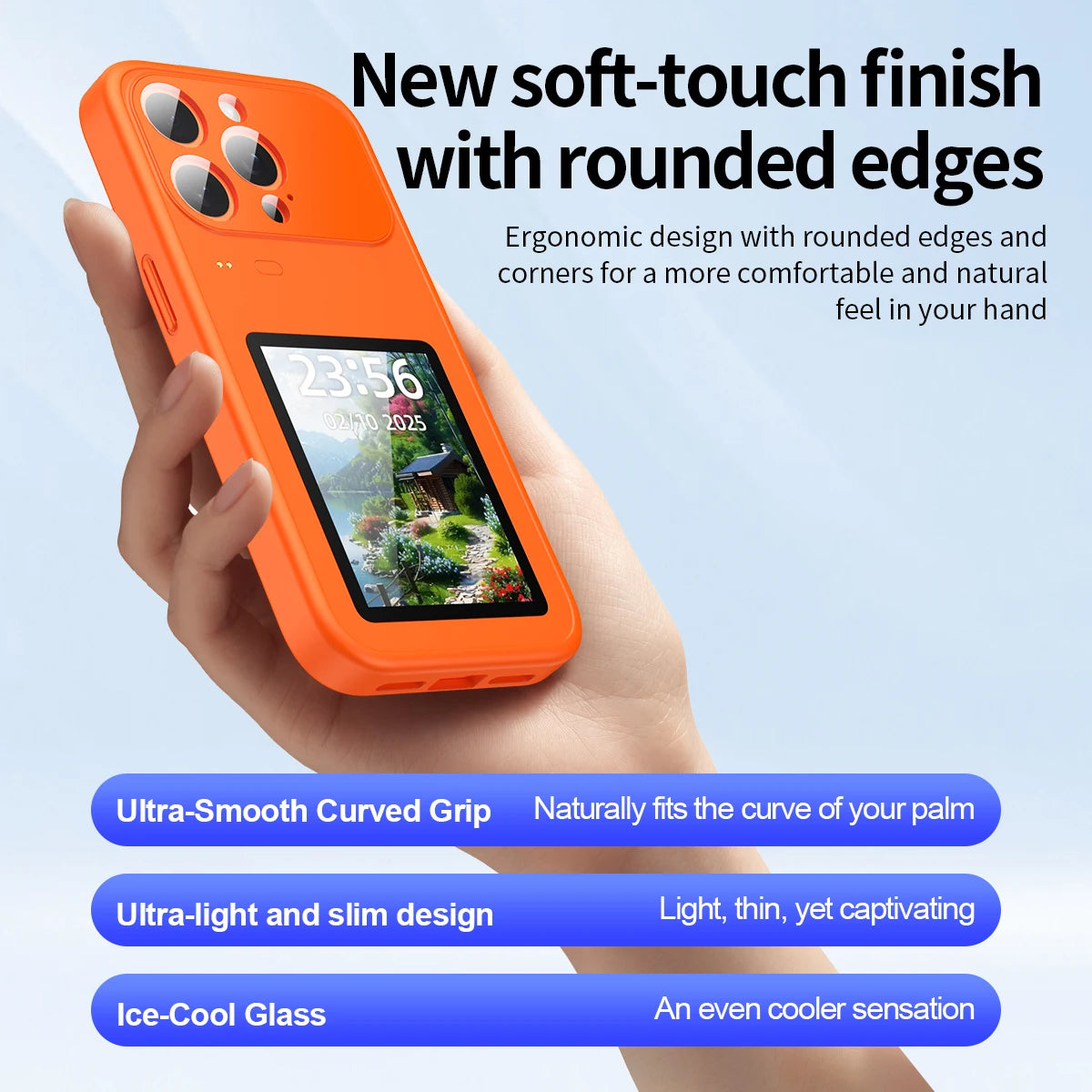 Dynamic phone case, photo transfer, video playback, touch screen, multifunctional Bluetooth phone cover for iPhon