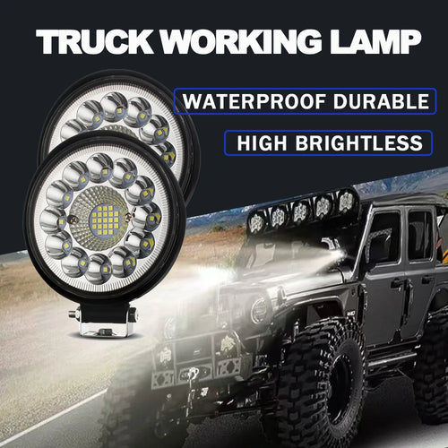 12V Car Led Work Spotlights 24V 33led Headlights for Motorcycles Flood Led Bar Fog Light DRL For Truck 4x4 Off Road ATV Car
