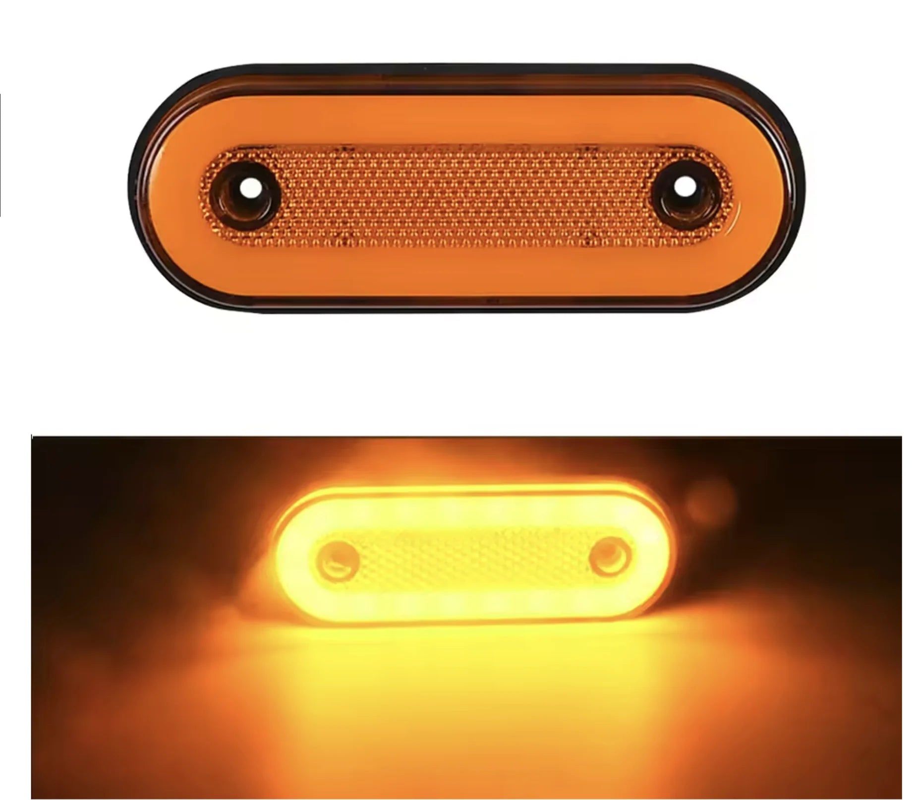 LED Side Marker Light 12V 24V Truck Clearance Lamp Tail Light Trailer Tractor Lorry Warning Parking Lamp