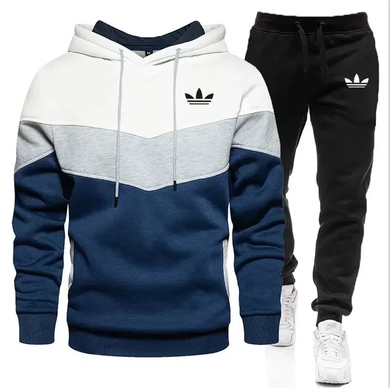 Men's Hooded Pullover & Jogger Running Set
