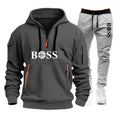 Men's Windproof Pullover Hoodie & Jogger Set