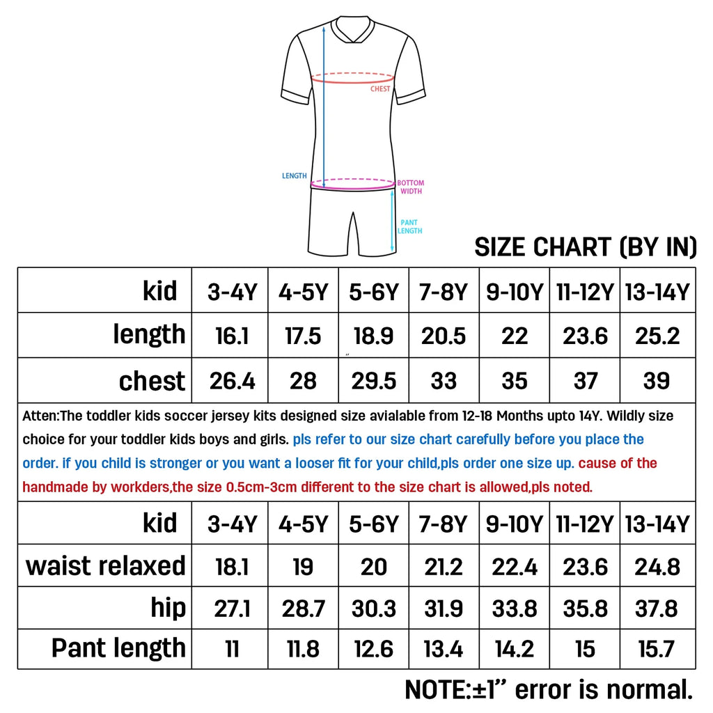 Custom Brazil Soccer Jersey for Kids Personalized Football Kit with Printed Name Number Youth Boys Girls Team Uniform 3-14Y