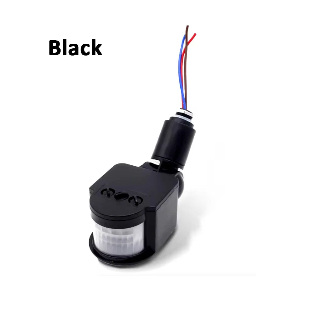 LED Motion Sensor 220V 110V 12V Automatic Infrared PIR Movement Detector Wall Mount Timer Outdoor 12 Volt Sensor Light Switch
