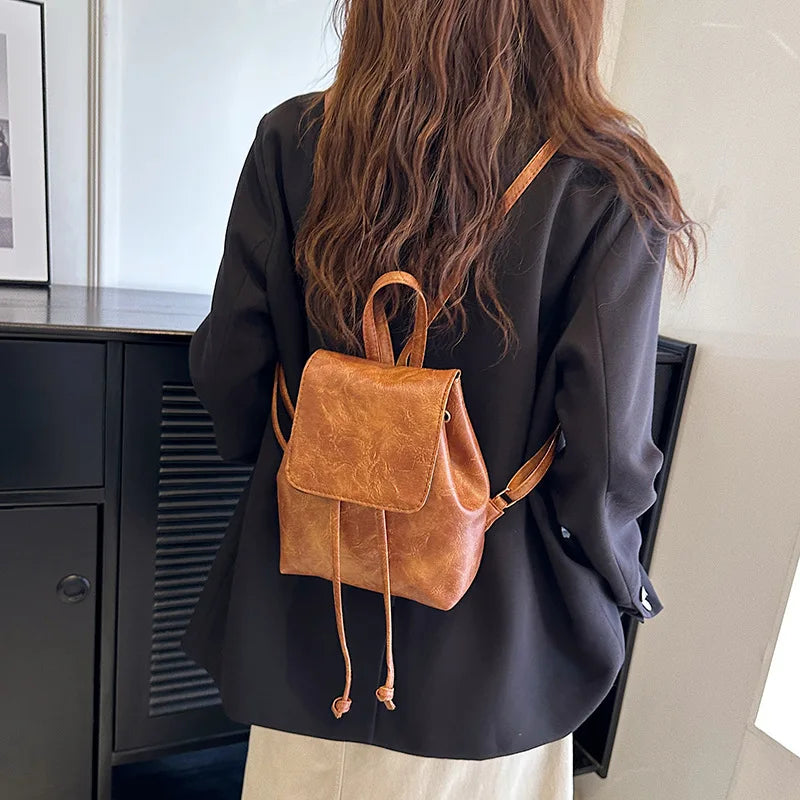 Backpack for Women Fashion Retro Brown Women Shoulder Bags Cute Backpacks Back To School Bags Designer Bags Mochilas De Hombre