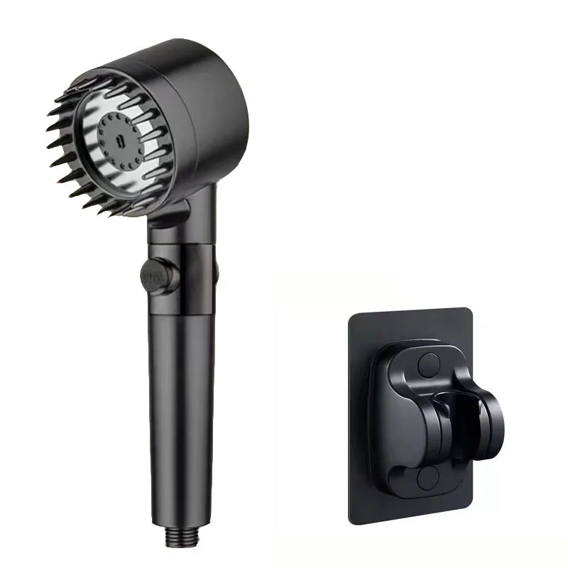 Shower Head Shower Filter with Four Modes Bathroom Accessories Head Massage Shower Accessories Shower Knobs Home Furnishings