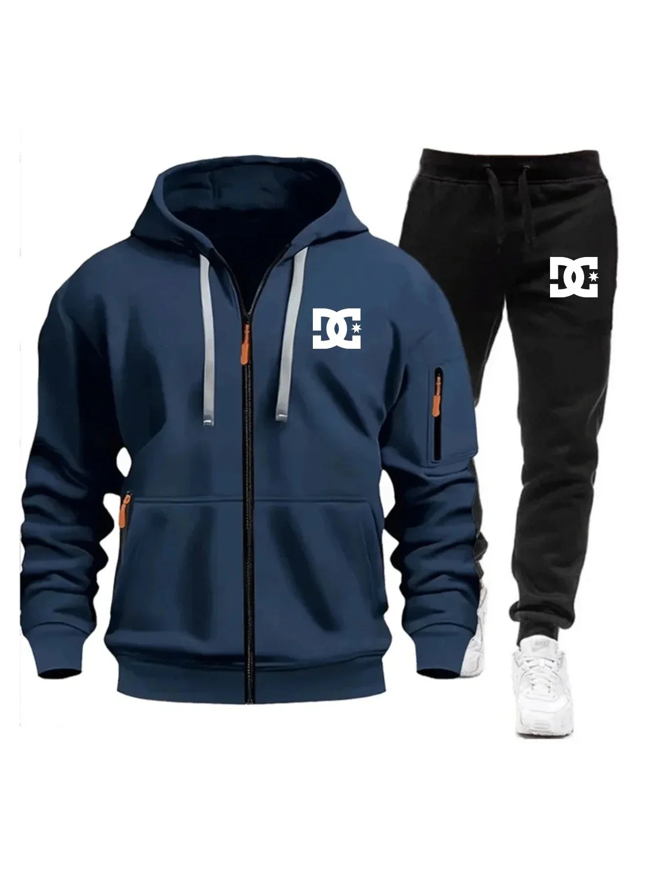 2026 Autumn Winter Men's Clothing Casual Sweatshirt Suit Sweatshirts for Men Daily Tricolor Hoodies Hot Sports Tracksuit Jogging