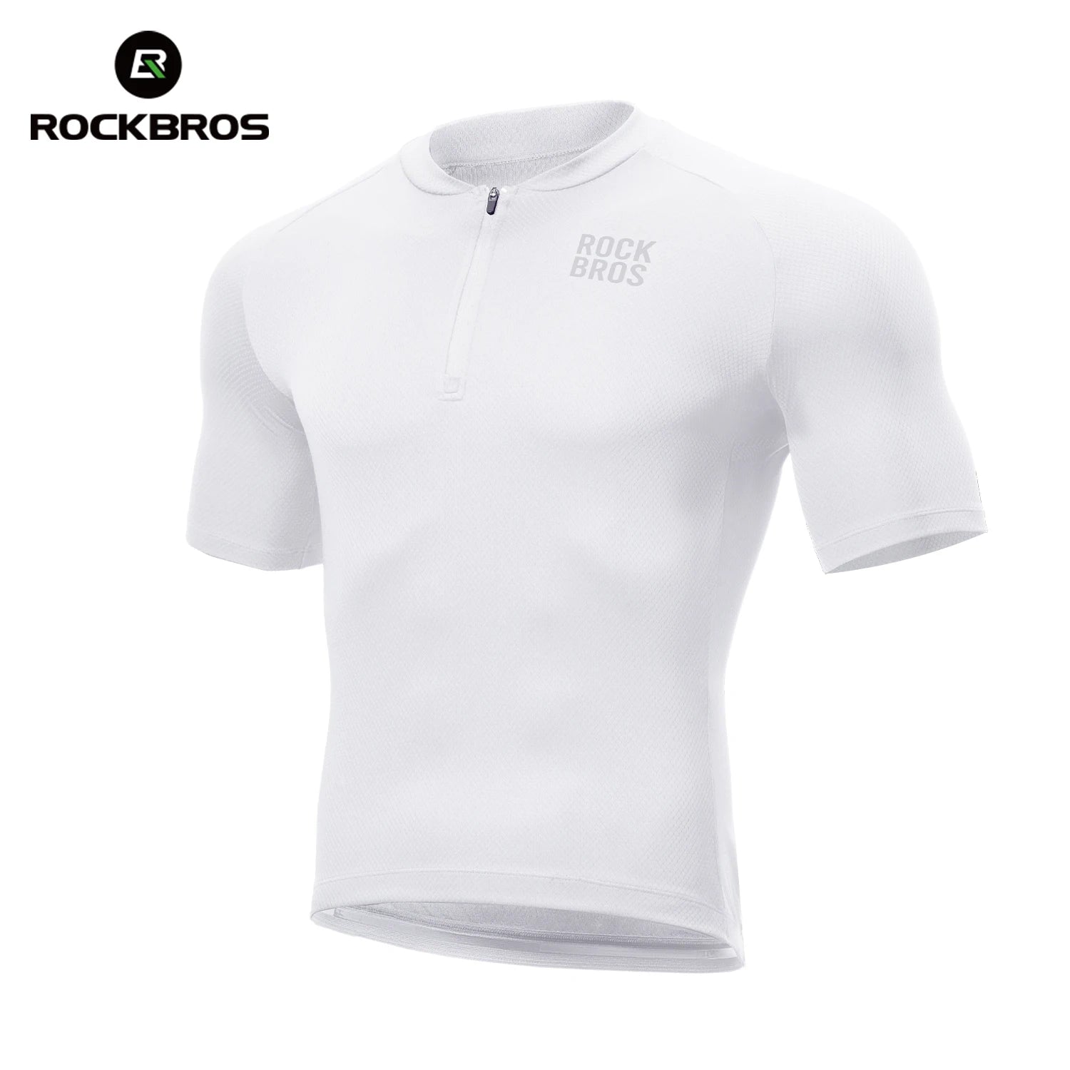 ROCKBROS Men Cycling Jersey Summer Breathable MTB Road Bicycle T-shirts Quick Dry Sports Run Short Sleeve T-shirt Bike Tops