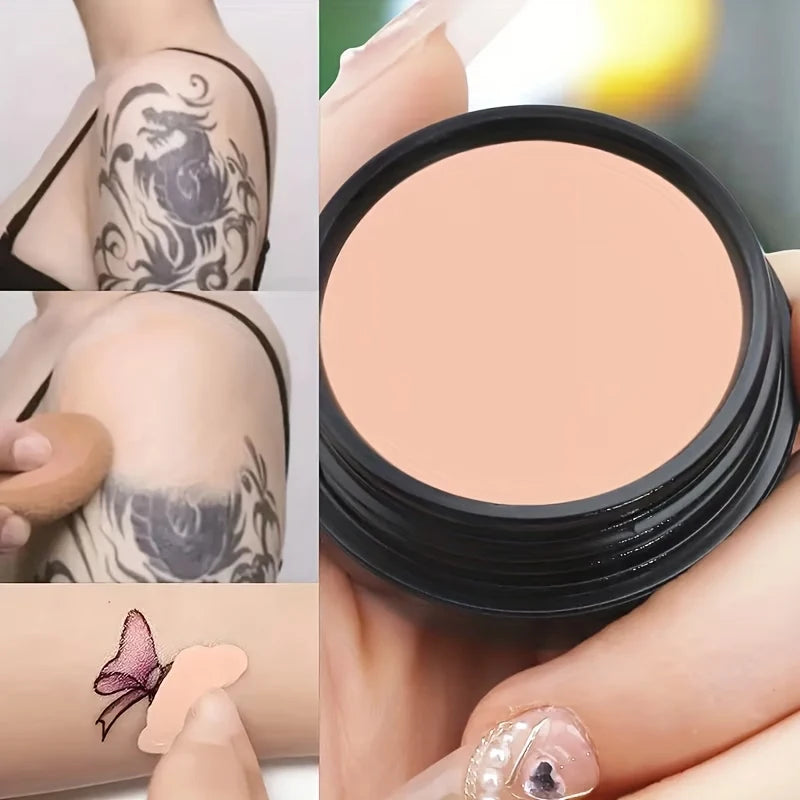 Clear concealer cream, waterproof and sweat proof, durable, natural finish, suitable for all skin types