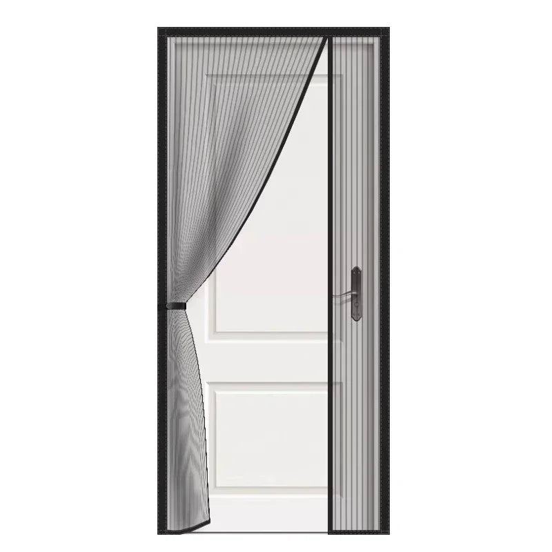Magnetic Door Screen Custom Size Mosquito Net Curtain Fly Insect Automatic Closing Invisible Mesh For Kitchen indoor living room